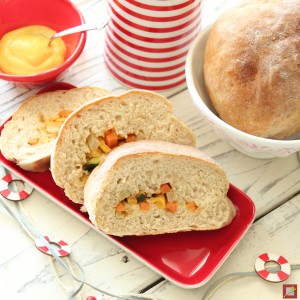 Bread with Vegetables