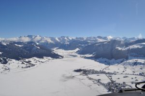 Helikopterflug Einsiedeln Sihlsee