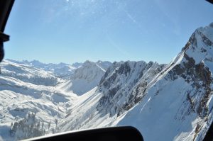 Helicopter Flight Glarus Alps